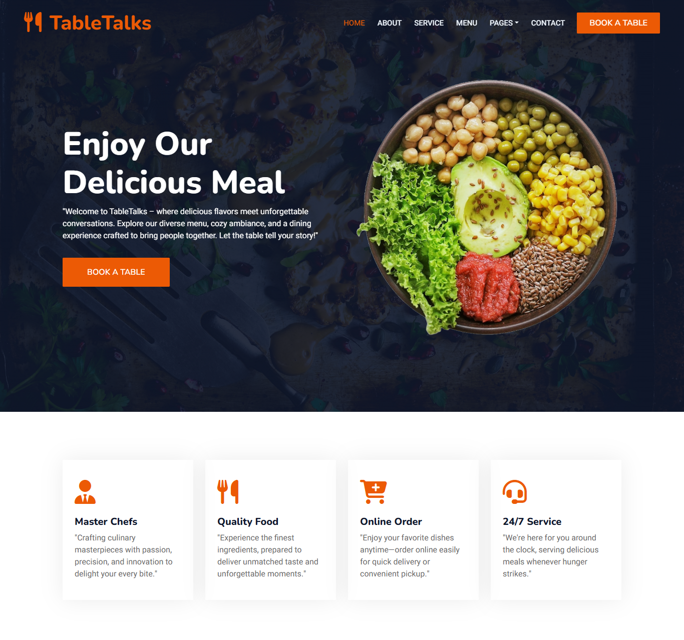 TableTalks feature screenshot